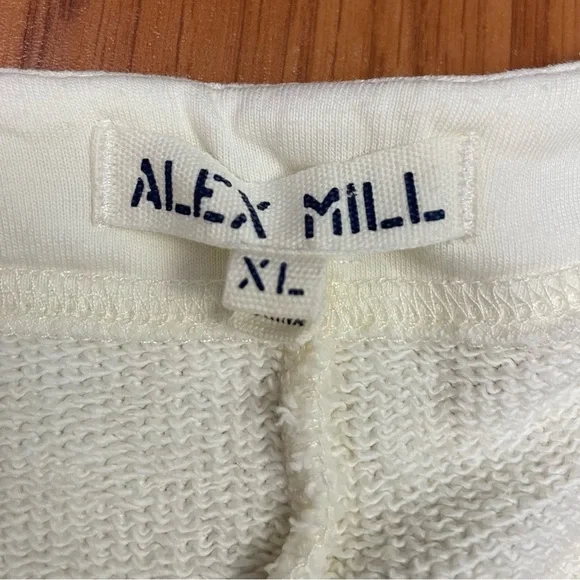 Alex Mill French Terry Tie Waist Button Front Romper Ecru/Ivory Size XL - Picture 6 of 6